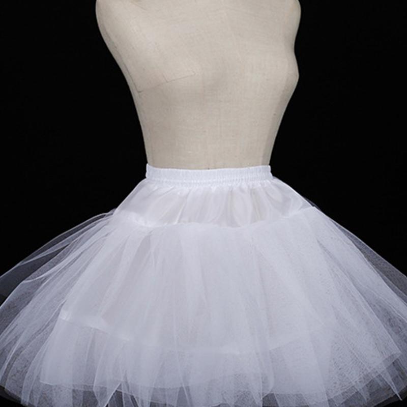 Girls Petticoat Underskirt Hoopless Tulle Underskirt For Dresses Crinoline Skirt  Women White Crinoline Petticoat