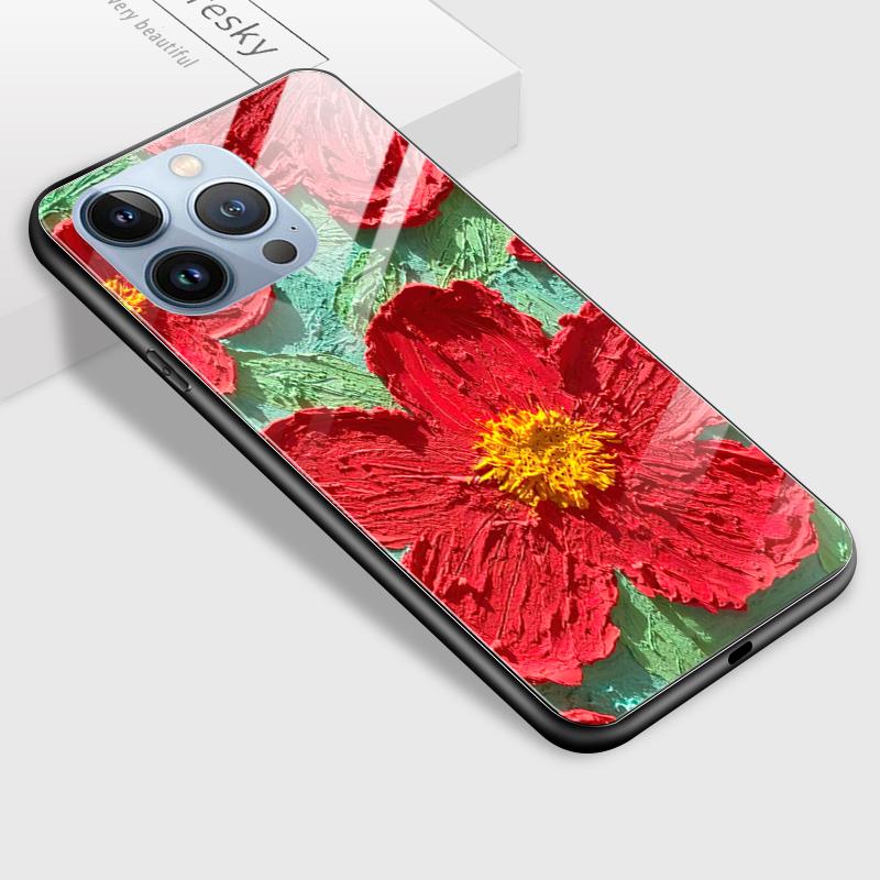 Tempered Glass Phone Case For Samsung A12 A16 A32 A53 S20FE S23 S25 Honor20 X6A 90Lite 9X Huawei Y9Prime2019 P30Lite Soft Edge Shockproof Smooth Shell