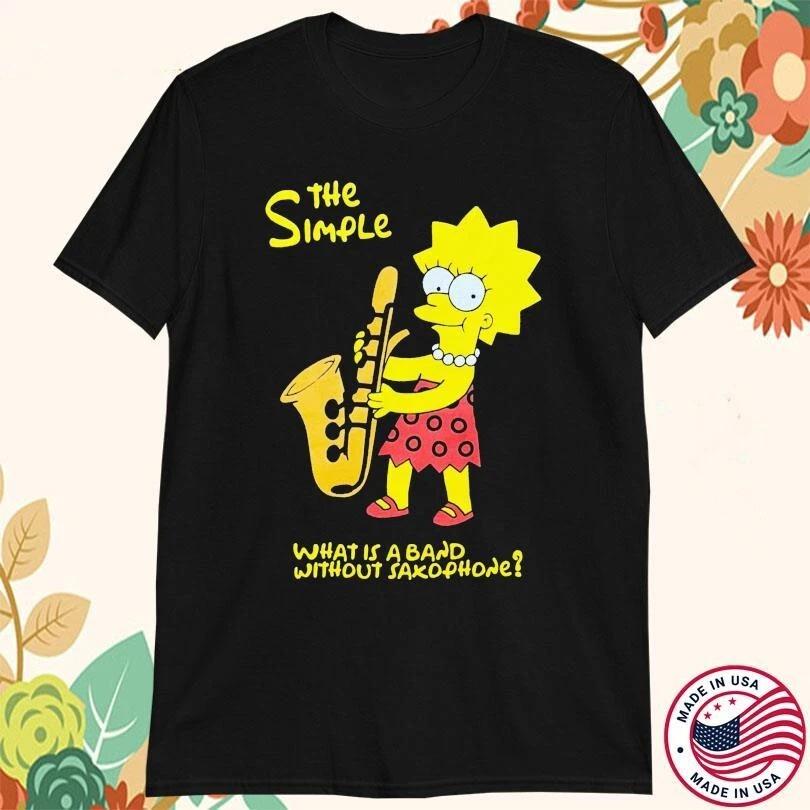 Lisa Simpson The Simple Heavy Cotton Black All Size T Shirt For Men TR239 XS