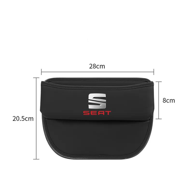 Car Seat Gap Slot Crevice Storage Box Organizer Bag For Seat Leon 5f Ibiza 6l 6j Leon 1p Cushion Altea Xl Leon Mk Car Accessorie