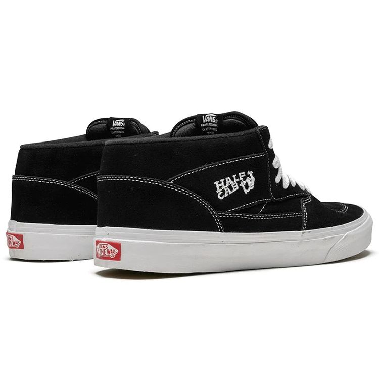 Vans Half Cab Black Unisex Sneakers True-White VN000DZ3BLK