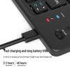 Tragbare Bluetooth-Tastatur mit Doppelfaltung für mobile Geräte und Laptops