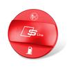 Aluminum Alloy Car Fuel Tank Cap Refuel Box Trim Cover For Q5 S Line A3 A1 A4 B8 B7 A6 A5 A7 A8 B9 B6 C6 Q2 Q3 Q5 Q7 Q8 TT S3