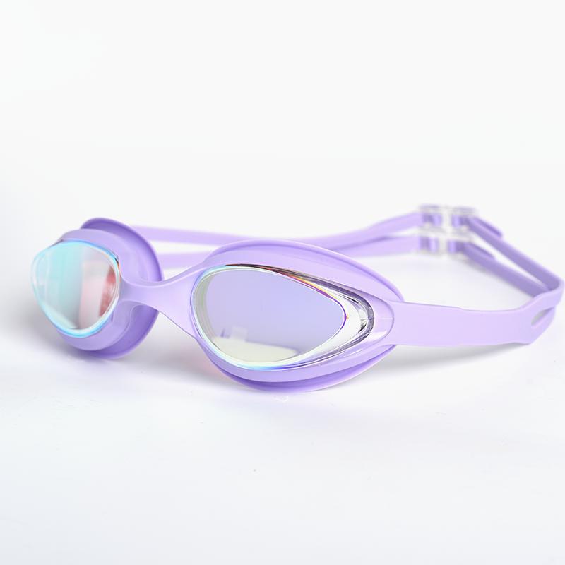 YL1100 Swimming Goggles Silicone Strap Competition Swimming Glasses Anti-fog Lens Integrated Nose Bridge Swim Goggle for Adult