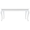 Eettafel 179x89x81 cm Hoogglans Wit