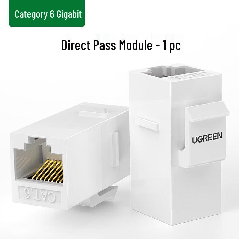 UGREEN Cat6 Gigabit RJ45 Network Coupler Module