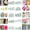 33Pcs/Set Fondant Plunger Cutter Cake Cookie Fondant Mold DIY 3D Decorating Tools Cake Biscuit Cutter Baking Supplie Baking Mold