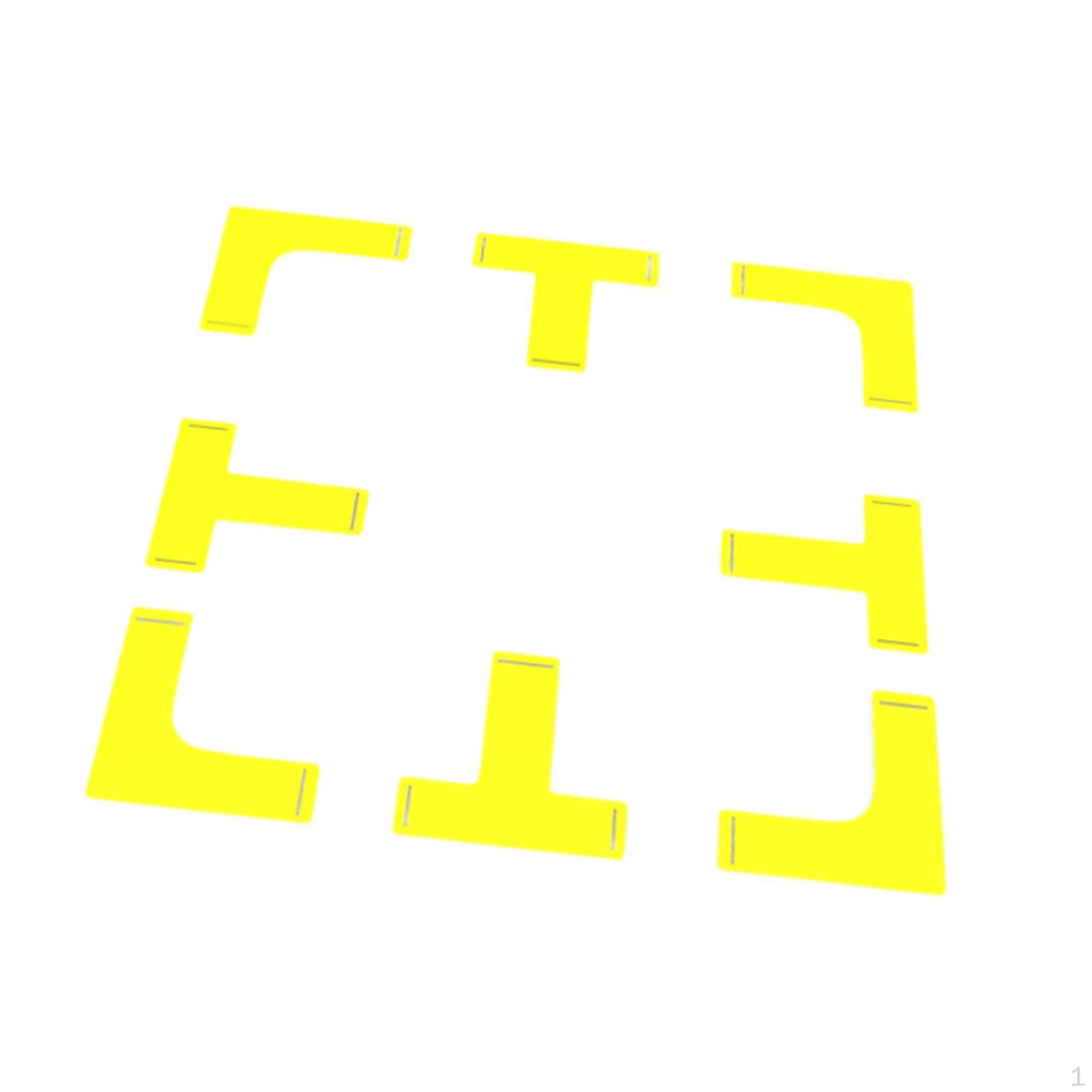 

Маркеры для пиклбольной площадки, бросаемые маркеры, разметка линий для парка 4 T Shape 4 L Shape