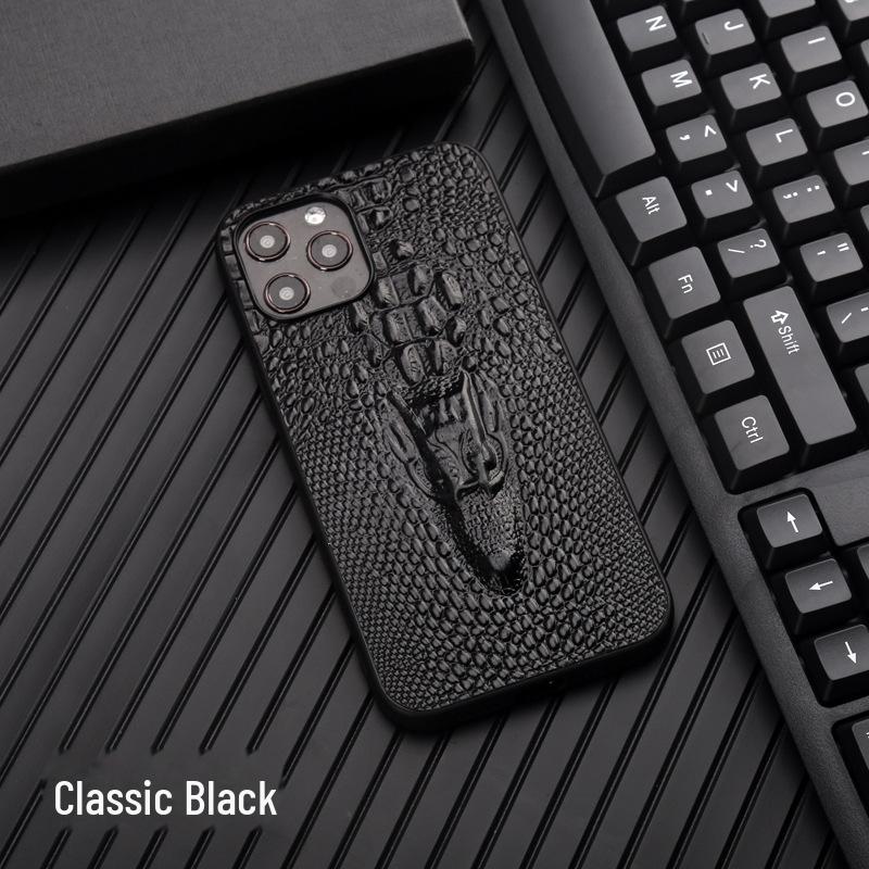 

Чехол для iPhone из натуральной кожи с рисунком головы дракона для Apple 11/12/13 Pro Max 14 Pro Max