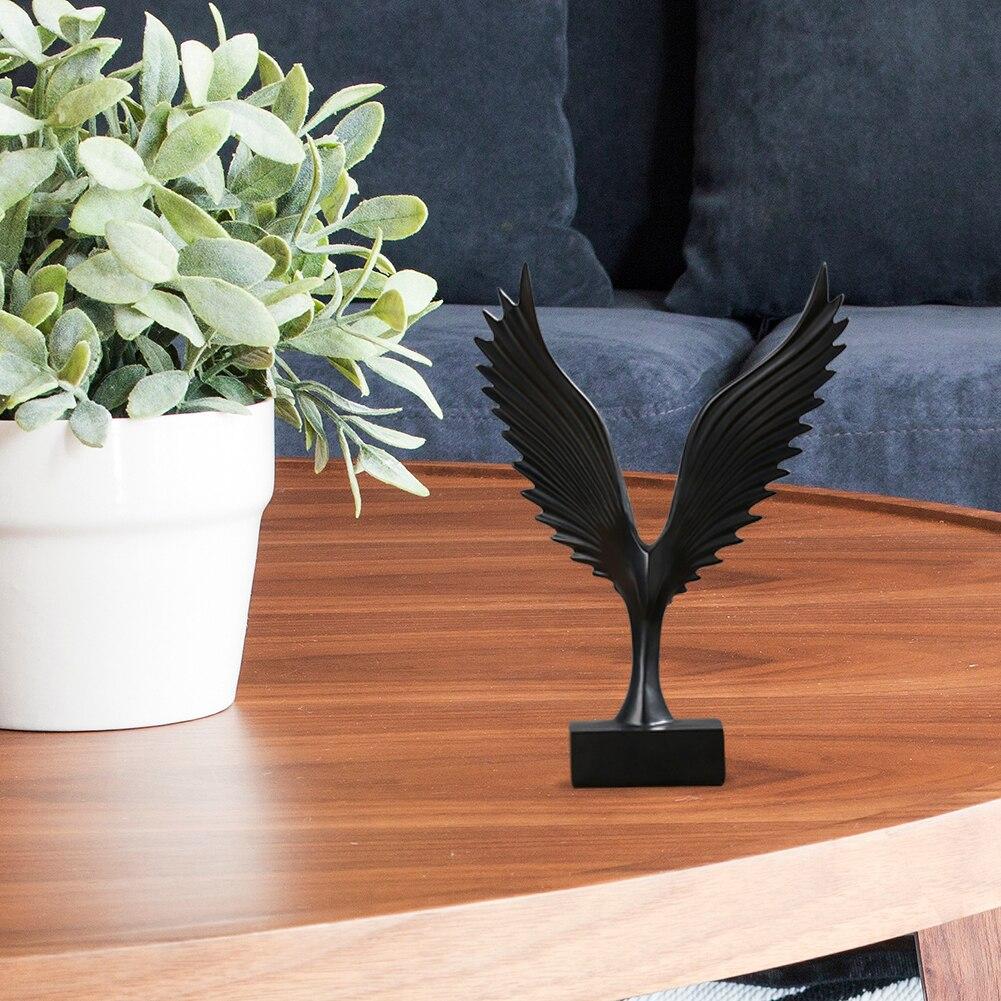 Harz Adlerflügel Kunstmodell Skulptur Tierflügel Heimdekoration Handwerk Wohnzimmer Büro Arbeitszimmer Schreibtischornamente Geschenke