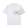 Maison Margiela Digital Logo Cotton T-shirt HS840 White