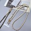 Phone Case Universal Lanyard Long Crossbody Pearl Pickup Chain Mobile Phone Lanyard Women's Long Neck And Shoulder Strap