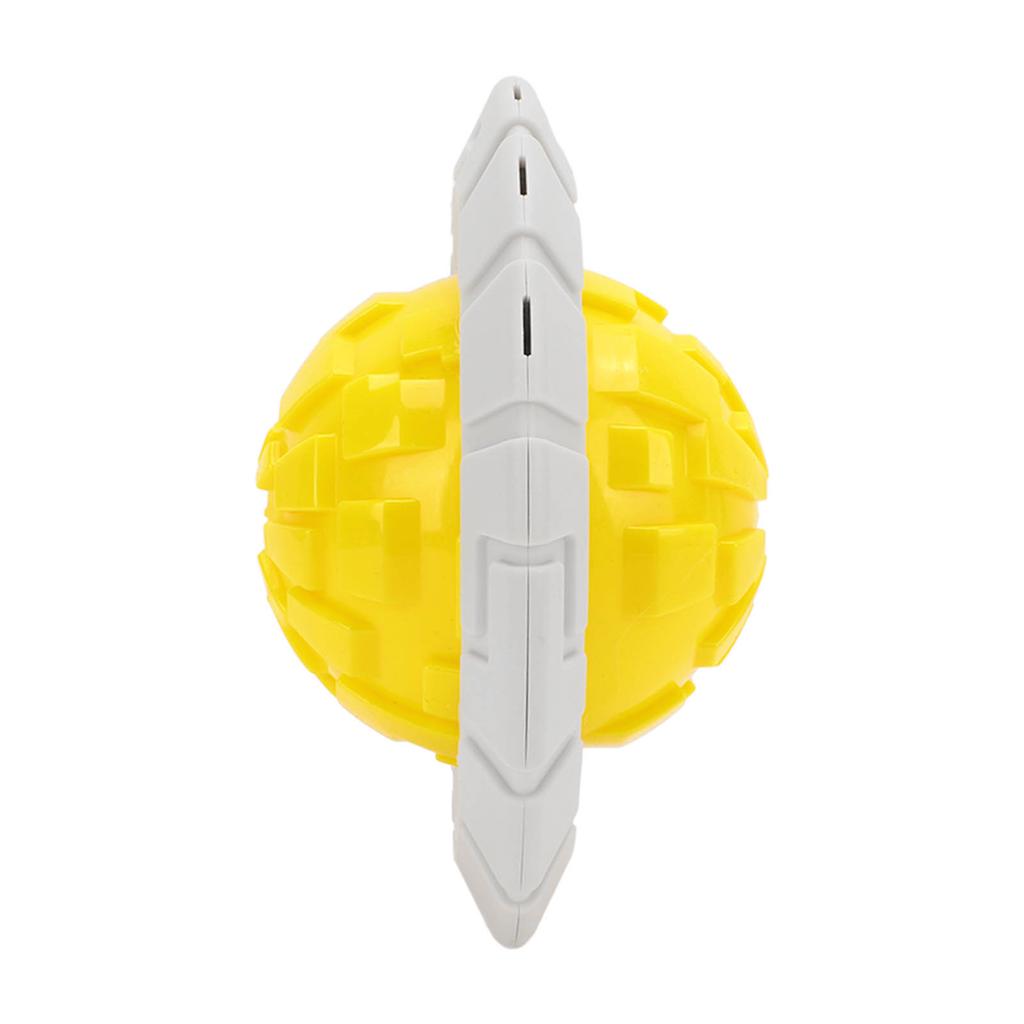 Dog Ball Toy Bite Resistant Interactive Pet Dog Tooth Cleaning Squeaky Toy for Indoor OutdoorYellow