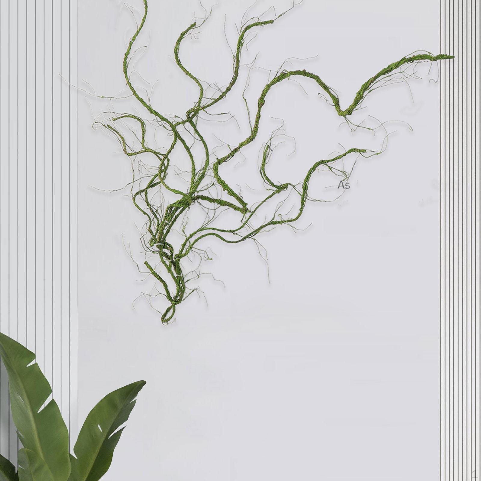 

Искусственная лоза зеленого ротанга 10 футов подарочное украшение, настенное украшение, гирлянда для внутреннего использования S