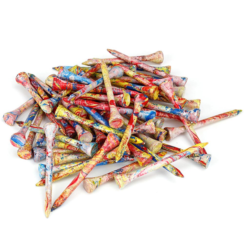Golf Tee Long 20 Pieces 70mm Wood Tee Driver Long
