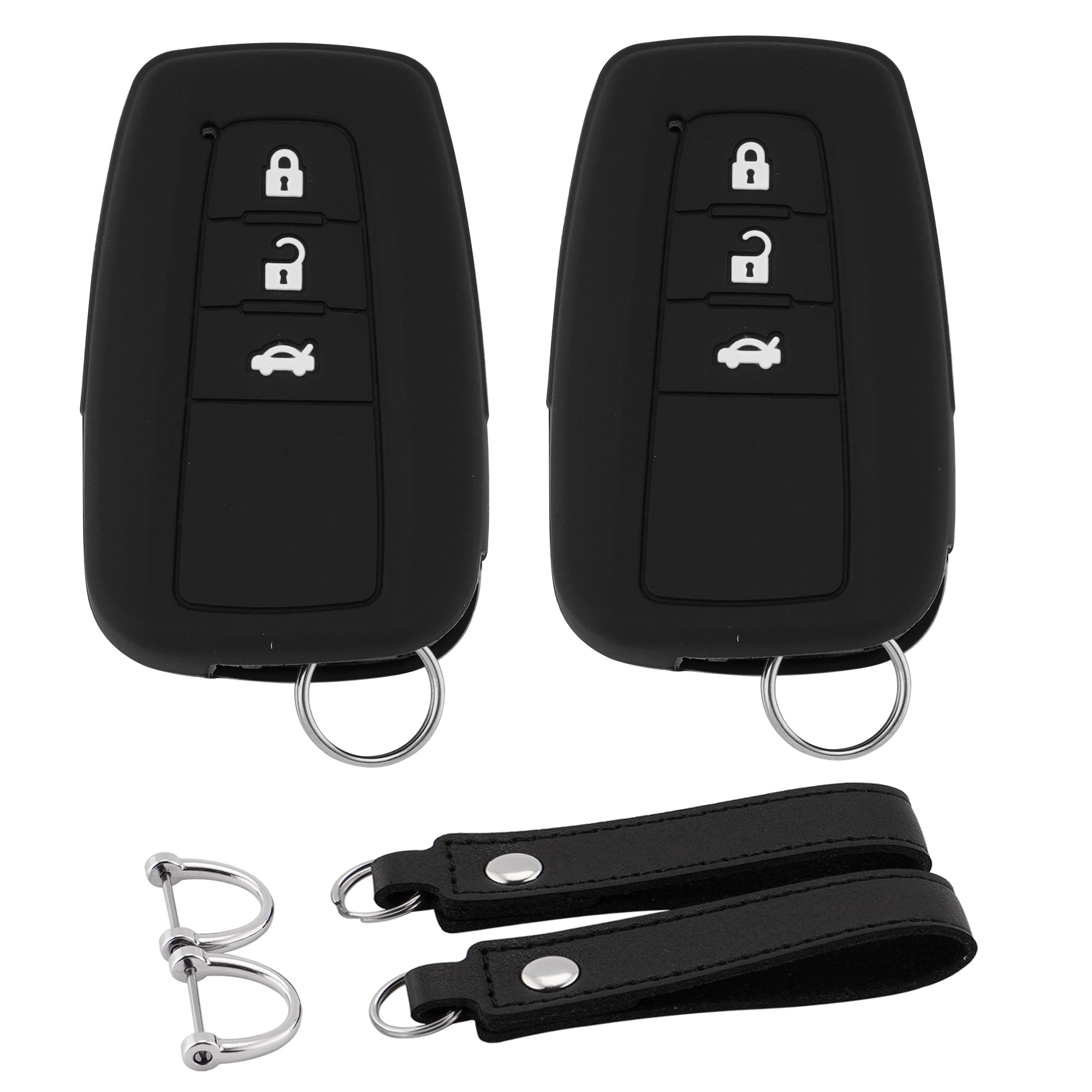 

Совместим с ключом-картой Toyota Smart Key Ключ Toyota Prius 50-й серии Новый Corolla RAV4 50 Camry 70 Land Cruiser Prado Поздний Мягкий Царапина 2 штуки