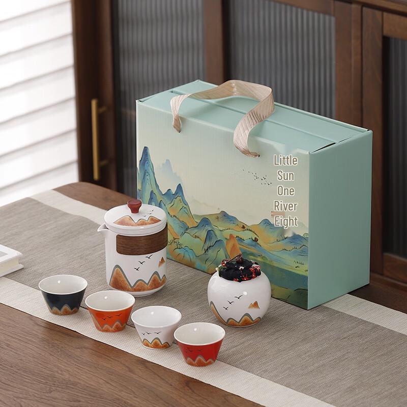 Meijin Ceramic Chinese Quick Tea Set