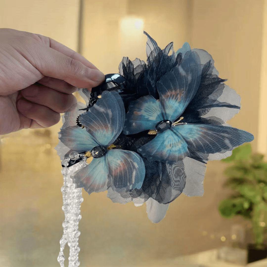 

Роскошная заколка для волос с кисточкой Butterfly Illusion, 13 см