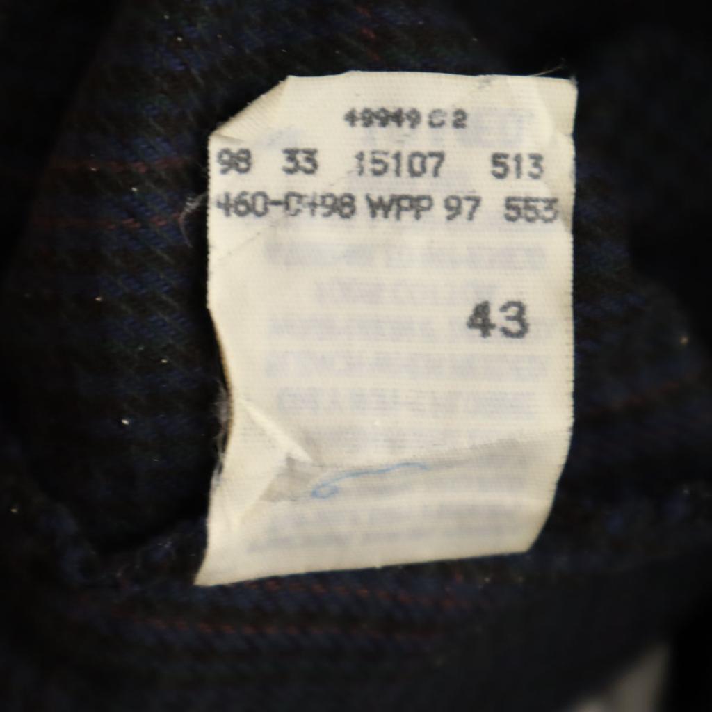 Lee 90s Old Check Pattern Tapered pants 10 charcoal Women Used