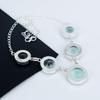 Beautiful Aquamarine Gemstone Handmade 925 Sterling Silver Necklace, Aquamarine Silver Necklace For Wife, Unisex Necklace Wadding Gift