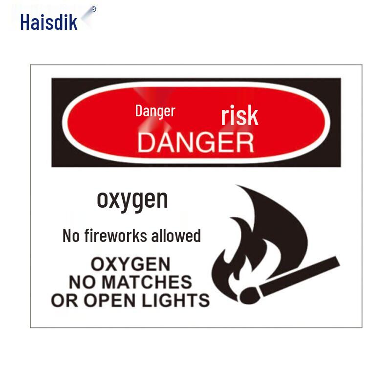 Haisidike HK-375 Acrylic Safety Warning Sign 25x31.5cm