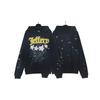 Felpa Unisex con Stampa Grafica di Lettere Vestibilità Larga Pullover Streetwear Set di Felpa e Pantaloni per Coppia