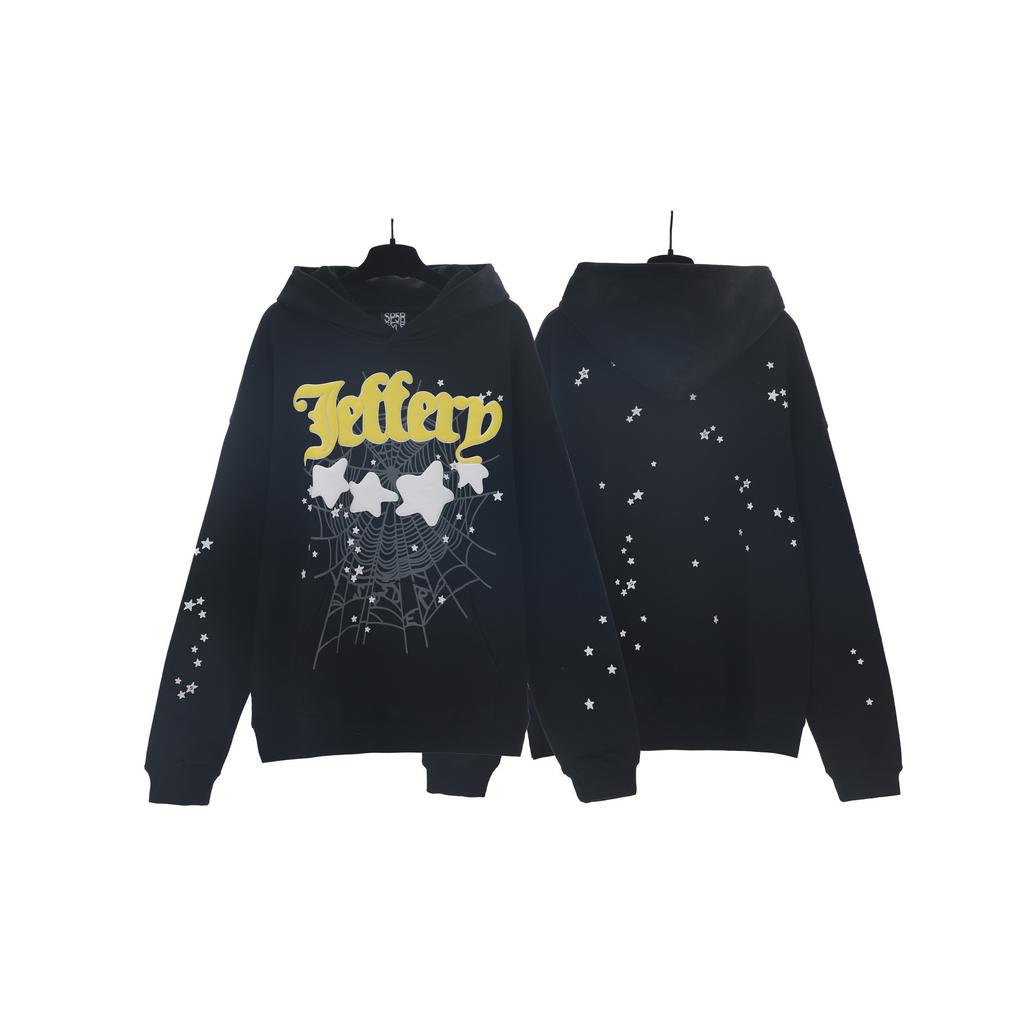 Felpa Unisex con Stampa Grafica di Lettere Vestibilità Larga Pullover Streetwear Set di Felpa e Pantaloni per Coppia