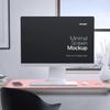 Premium Pink PU Leather Desk Mat - Non-Slip Large Mouse Pad | Waterproof, Easy Clean Office & Home Desk Protector (23.6x11.8in)