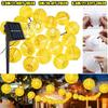 Waterproof Lantern 10/20/30 LEDs Solar String Light 3.5/5/6.5M Outdoor Garland Fairy Lamp for Christmas Garden Wedding Party Festival Deco