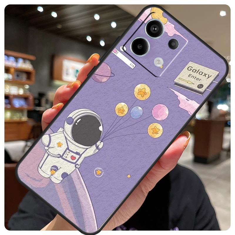 Star Astronaut Cute Case For Xiaomi Redmi Note 12 9 10 11 13 14 15 Pro Plus Cover For Redmi 13C 12C 10C 14C 15 C