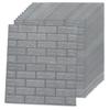 VidaXL Papier peint 3D autoadhésif Briques 20 pcs Anthracite