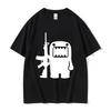 Domo Kun Lustiges Skater Grafik T-Shirt Y2K Anime Streetwear Unisex Tee XS-XXXL