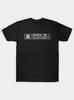 White Box Simple Printed T-shirt, Black Cotton Short Sleeve, Loose Half Sleeve,