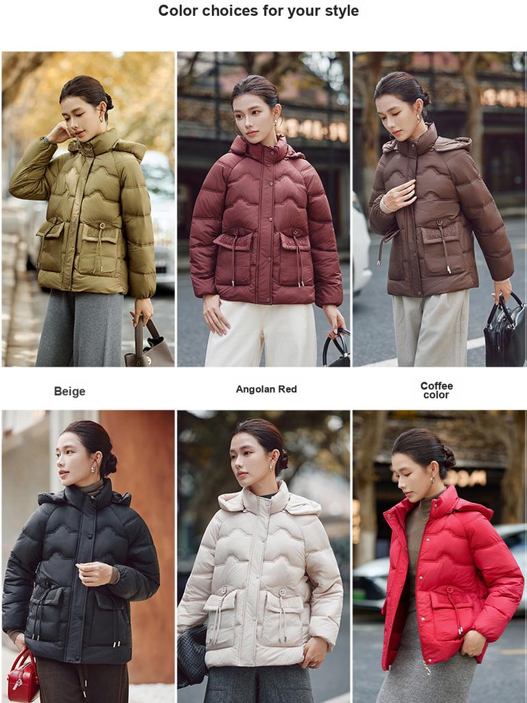 Winter Warm Fleece Coat for Middle-Aged Moms, Thick Cotton Jacket for Women, Fashion Overcoat for Senior Ladies