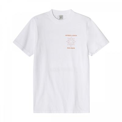 Sporty   Rich Ts972wh Sun Club  Sun Club  Common Short Sleeve Tee