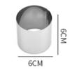 Stainless Steel Round Cake Mold Set