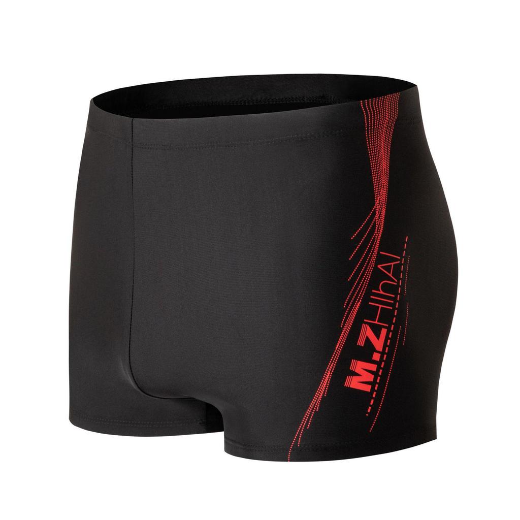 Men's Quick-Dry Swim Trunks & Cap with Custom Print - Comfortable, Lightweight, Breathable Boxer Brief Style