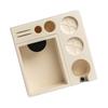 Durable ABS Coffee Tool Station Feature Removable Knockbox and Ergonomic Layouts for Efficient Brewing Setups
