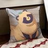 with you and the rain tanuki Cushion Cover Reversible Soft Durable Pillow Cover Home  Car MultiScene Use for Daily Comfort