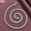 925 Sterling Silver Inlaid with 6MM Snake Chain Fashionable Wedding Jewelry