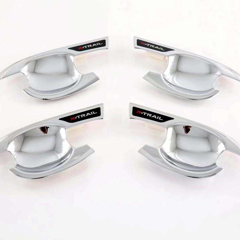 

Накладка на ручку боковой двери для Nissan X-trail e:POWER 2022 Rogue T33 Комплект внешней отделки ABS хром/карбон 03