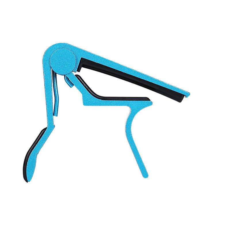 

Metal Guitar Capo for Acoustic Electric Guitar with Silicone Pad Aluminum Single Hand Capos Clip синій