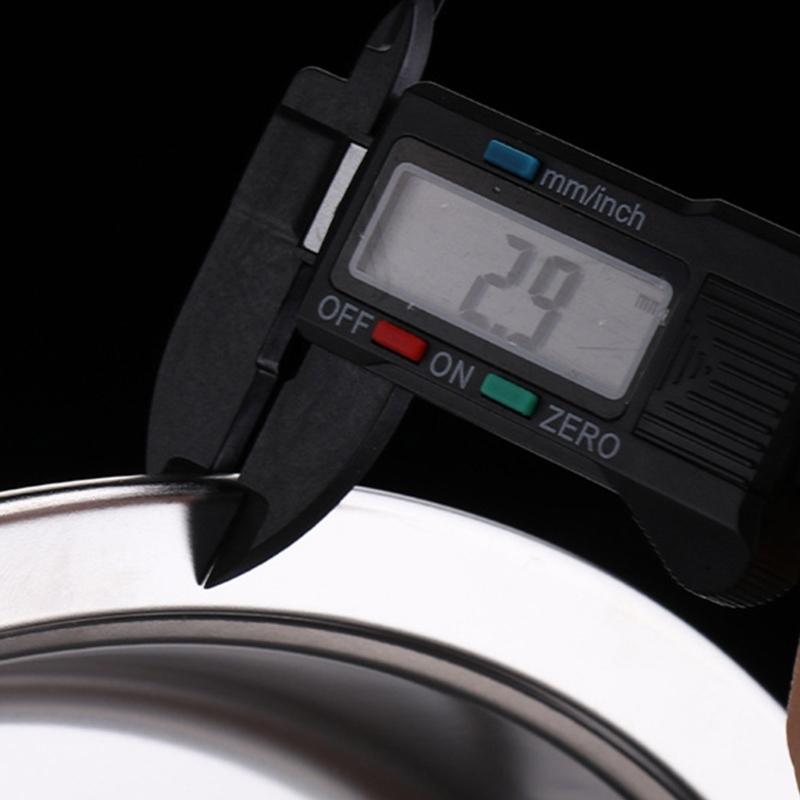 3 Compartment Stainless Steel Round Plate For Food Separation Space Saving Serving Dish Kitchen Dining Accessories