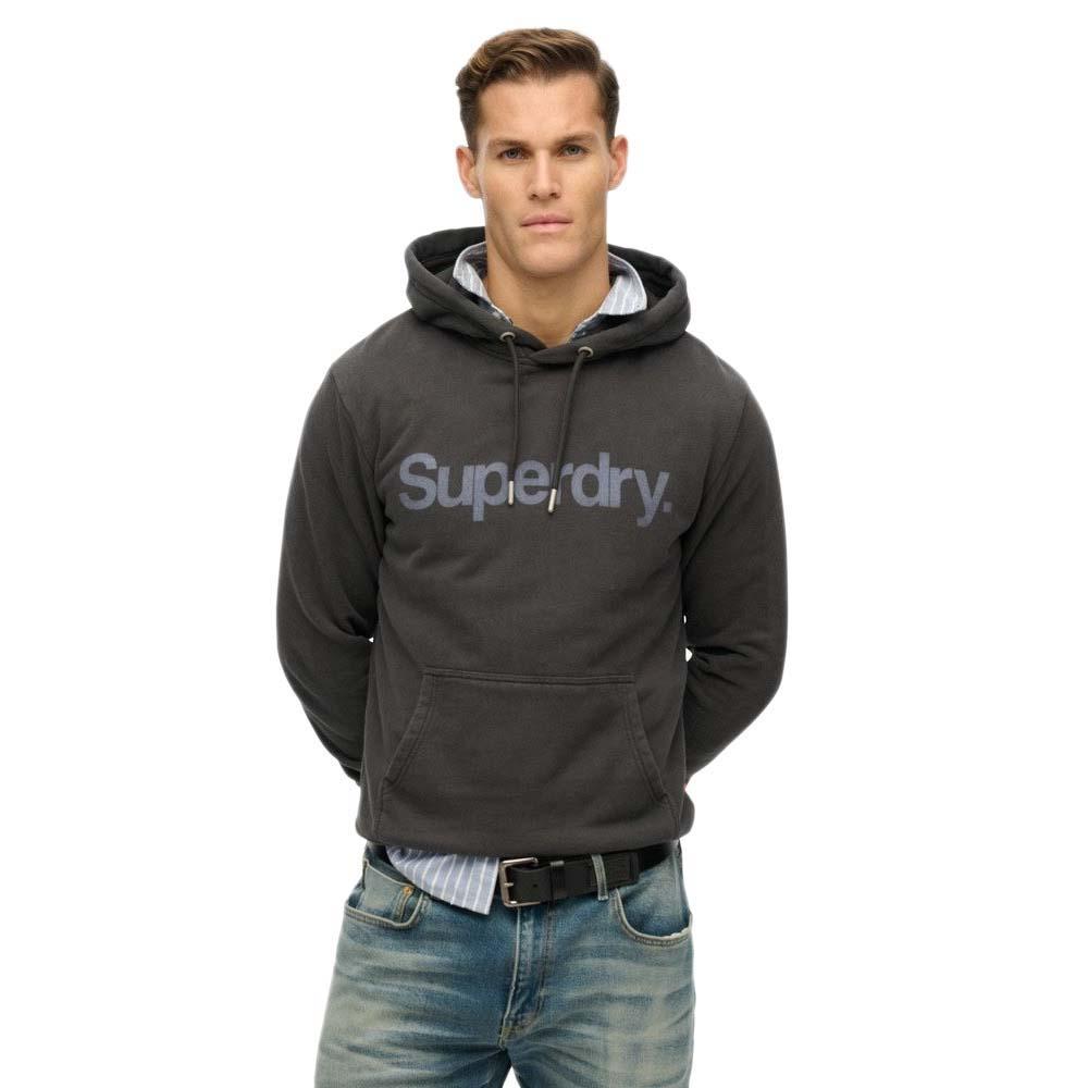 Superdry, Herren, Pullover, Core City Hoodie mit Logo, Schwarz, Grau, (S) - Bild 5