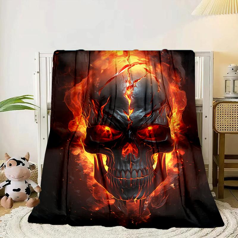 Day Of The Dead Skull Blanket Flannel Blanket Throw Blanket Sofa Cover Blanket Soft Premium Blanket Picnic Blanket Tv Blanket Gifts