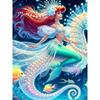 Disney Pearl Painting Set Deep Sea Adventure Ariels Pearly Underwater Adventure Sparkling Painting Crafts Home Wall Decoration Handmade Gift