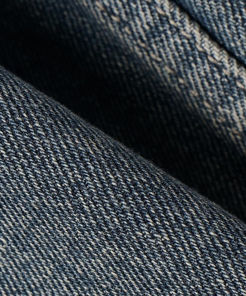 Dimitri Black French Work Jacket_Denim Dust Indigo