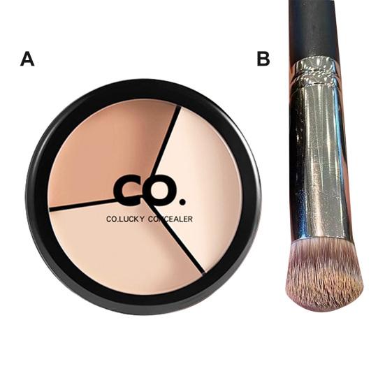 5g/Set Concealer Cream Long Lasting Comfortable Lightweight Practical Tricolor Set for Female