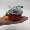 Portable Round Butane Cartridge Stove, Compact Butane Stove for Outdoor Camping and Cooking