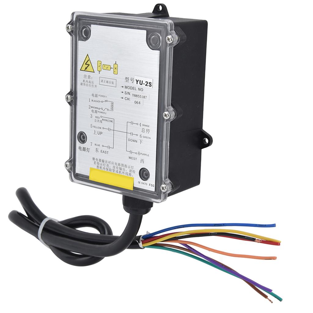 Industrial Radio Remote Control Stop Start Button 2 Key Hoist Crane Lift Wireless Switch YU‑2S